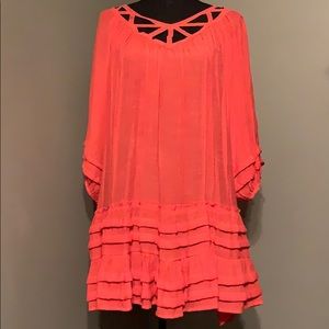 Umgee Coral Dress 🌴